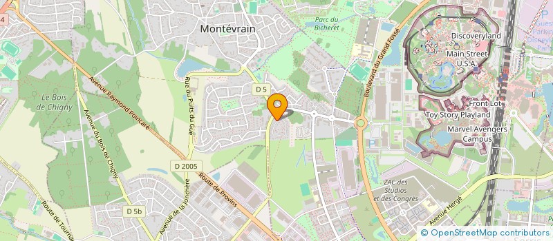 localisation de l'entreprise SAJJI GROUP  MONTEVRAIN