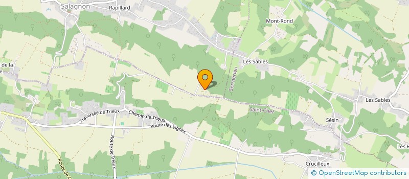 localisation de l'entreprise SAJM  SALAGNON