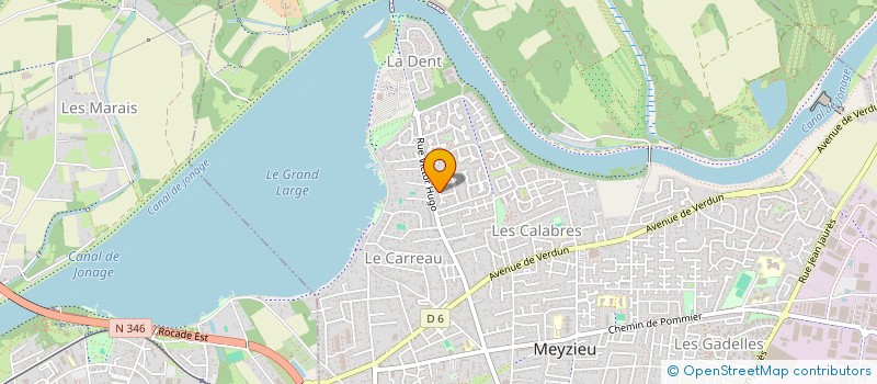 localisation de l'entreprise SAJM  MEYZIEU