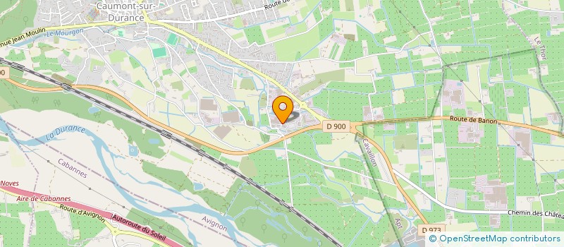 localisation de l'entreprise SAJO  CAUMONT-SUR-DURANCE