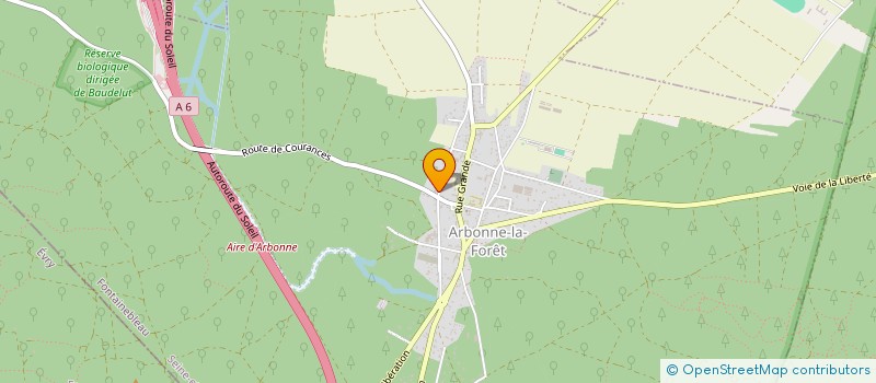 localisation de l'entreprise SAJO INVEST  ARBONNE-LA-FORET