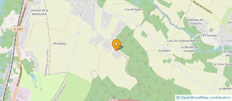 localisation de l'entreprise SAJOCYAM  FERRIERES-EN-GATINAIS