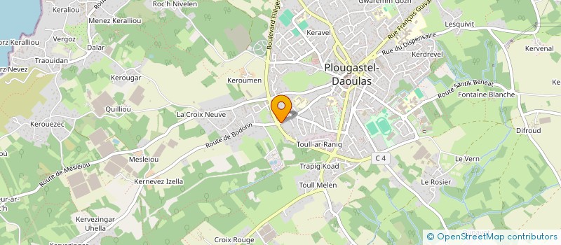 localisation de l'entreprise SAJOTHA  PLOUGASTEL-DAOULAS