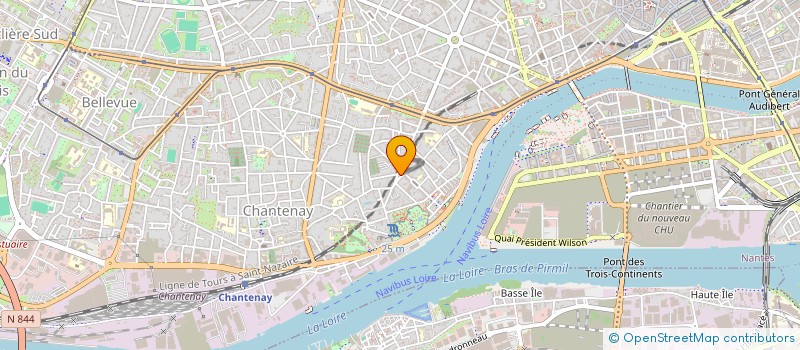 localisation de l'entreprise SAJOU  NANTES