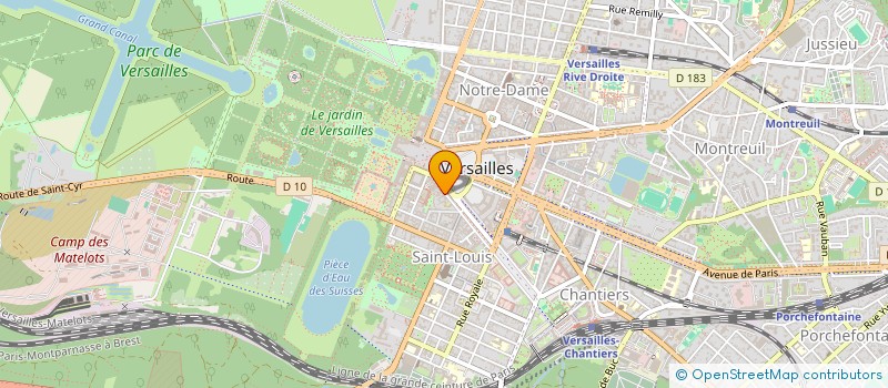 localisation de l'entreprise SAJOU DISTRIBUTION à VERSAILLES