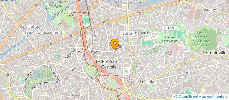 localisation de l'entreprise SAJOUH à LE PRE-SAINT-GERVAIS