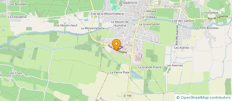 localisation de l'entreprise SAJRP à BOURGUEIL