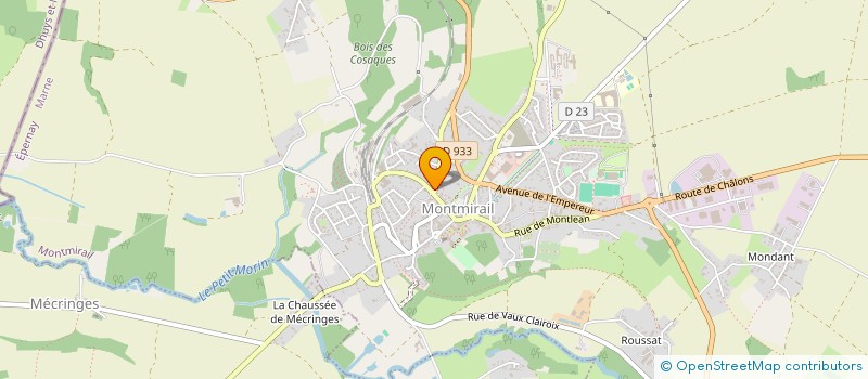 localisation de l'entreprise SAJS IMMO  MONTMIRAIL