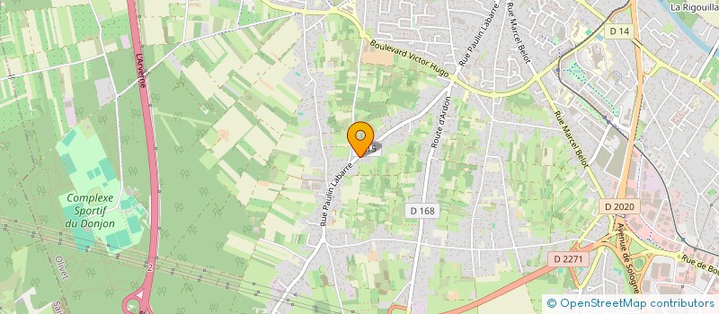 localisation de l'entreprise SAJU à OLIVET