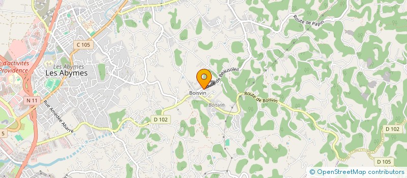 localisation de l'entreprise SAJU IMMO  LES ABYMES