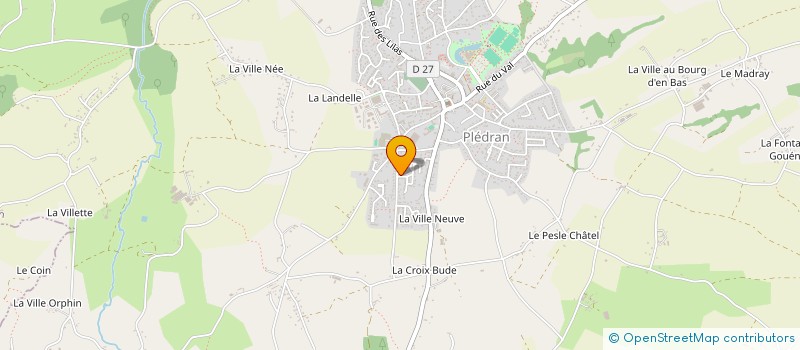 localisation de l'entreprise SAJUA INVEST  PLEDRAN