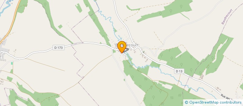 localisation de l'entreprise SAJUDARE à BAUDRECOURT
