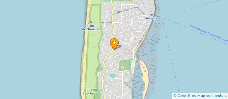 localisation de l'entreprise SAJUM à LEGE-CAP-FERRET