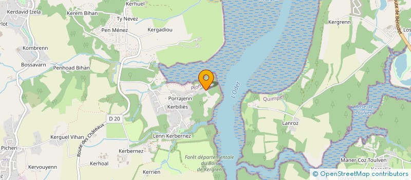 localisation de l'entreprise SAJY DE KERMOYSAN  PLOMELIN