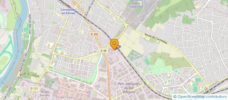 localisation de l'entreprise SAJYCO à ARGENTEUIL