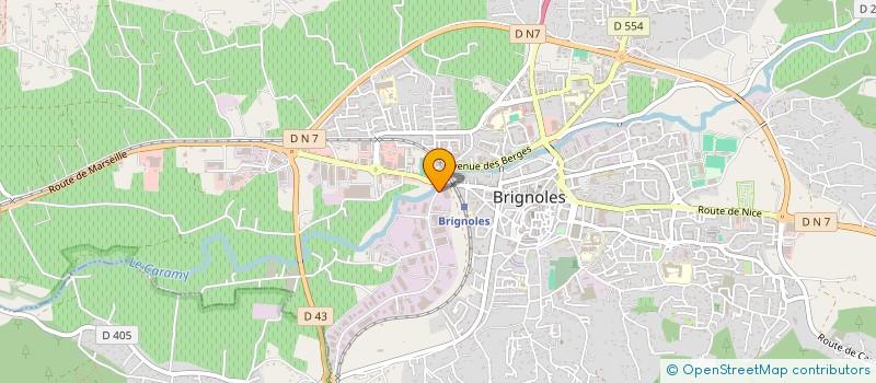 localisation de l'entreprise SAJYK à BRIGNOLES