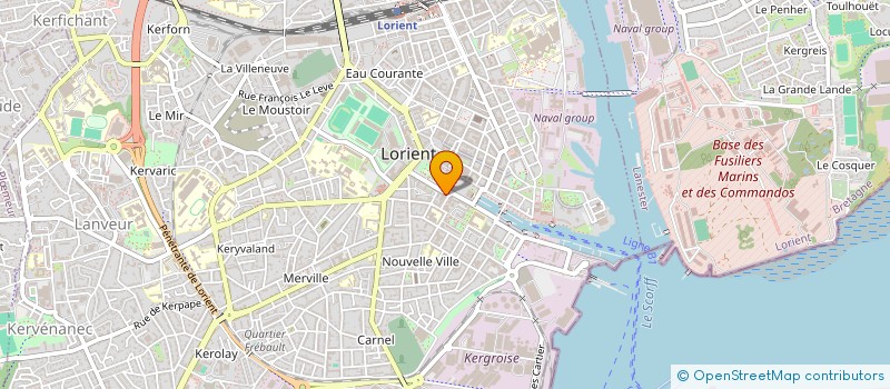localisation de l'entreprise SAK à LORIENT
