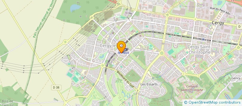 localisation de l'entreprise SAK TRANSIT à CERGY