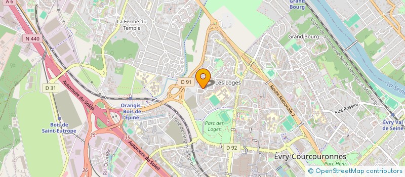 localisation de l'entreprise SAKA SERVICES à EVRY-COURCOURONNES