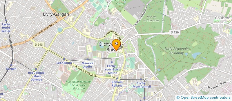 localisation de l'entreprise SAKABO à CLICHY-SOUS-BOIS