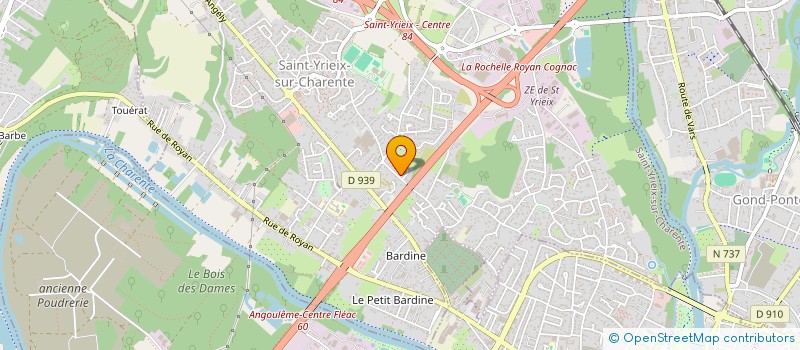localisation de l'entreprise SAKAN à SAINT-YRIEIX-SUR-CHARENTE