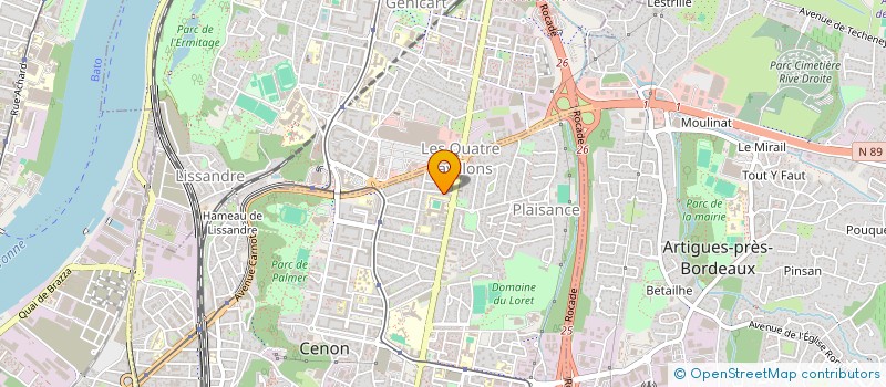 localisation de l'entreprise SAKAPUCE  CENON