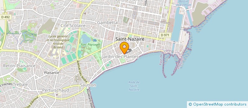 localisation de l'entreprise SAKARA  SAINT-NAZAIRE