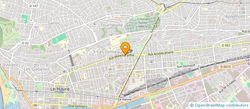 localisation de l'entreprise SAKAZA à LE HAVRE