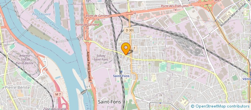 localisation de l'entreprise SAKDA à SAINT-FONS