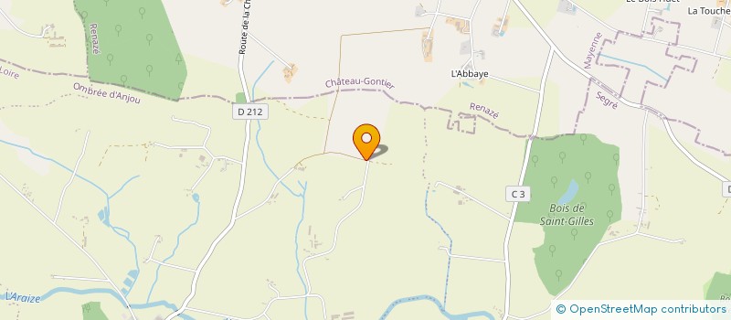 localisation de l'entreprise SAKE à OMBREE D'ANJOU