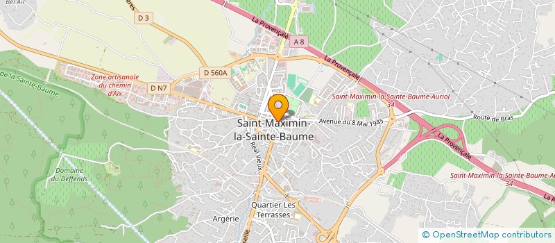 localisation de l'entreprise SAKE'MENT VINS à SAINT-MAXIMIN-LA-SAINTE-BAUME