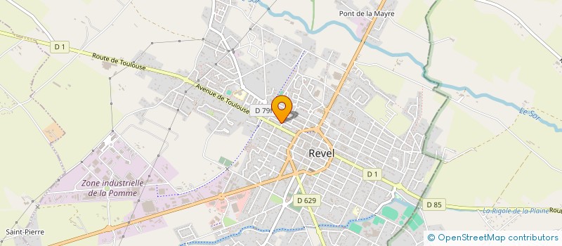 localisation de l'entreprise SAKEMA  REVEL