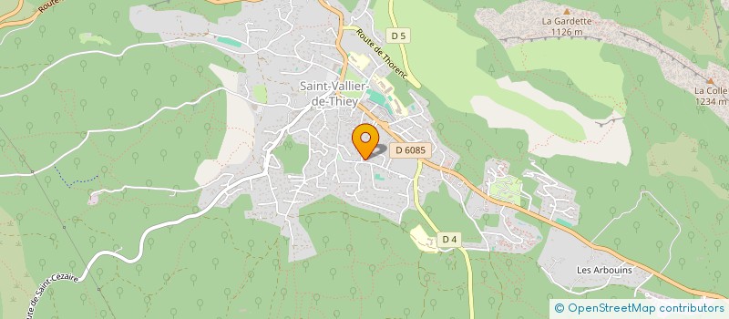 localisation de l'entreprise SAKET BTP  SAINT-VALLIER-DE-THIEY