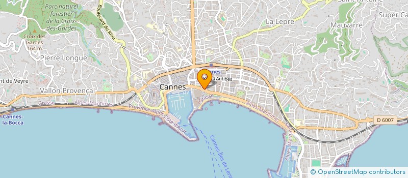 localisation de l'entreprise SAKHAROV - BD CROISETTE  CANNES