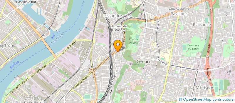localisation de l'entreprise SAKI à CENON