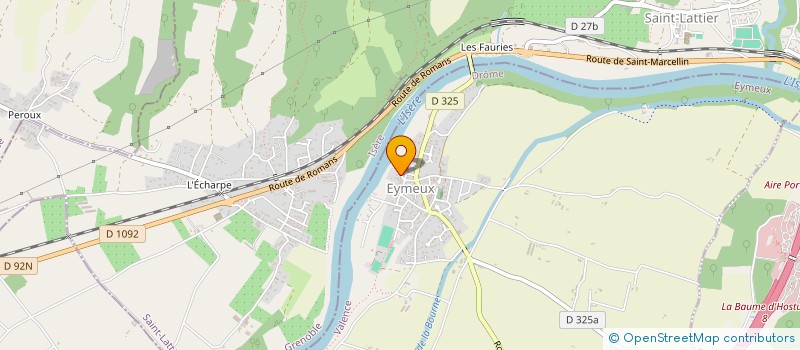 localisation de l'entreprise SAKIFO  LA BAUME D'HOSTUN