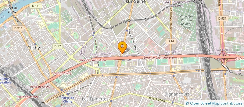 localisation de l'entreprise SAKINA 55 à SAINT-OUEN-SUR-SEINE