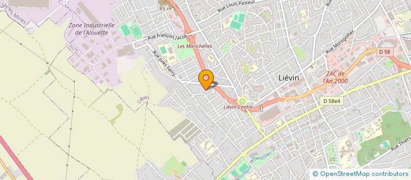 localisation de l'entreprise SAKINA  LIEVIN