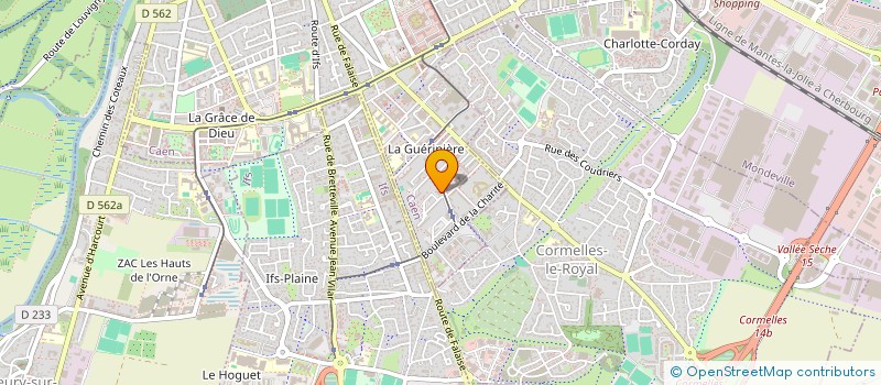 localisation de l'entreprise SAKINA à CAEN