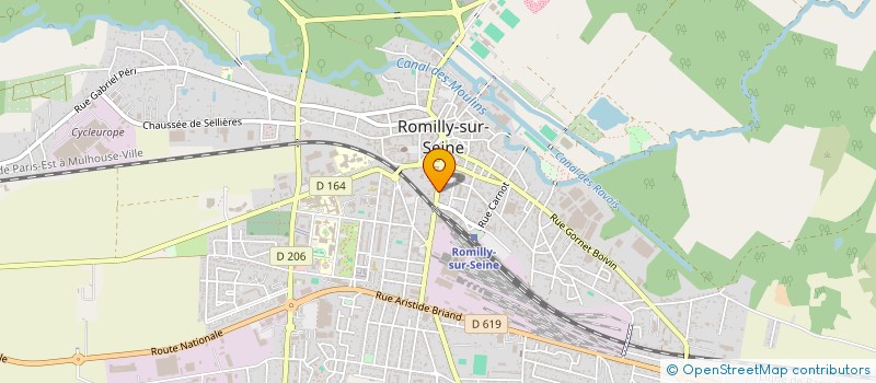 localisation de l'entreprise SAKINA AP à ROMILLY-SUR-SEINE