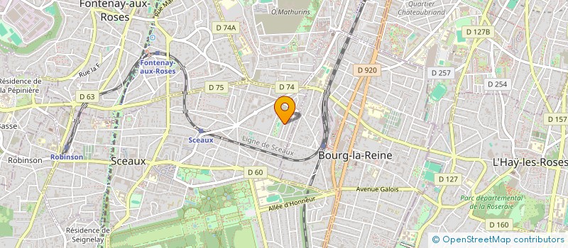 localisation de l'entreprise SAKINA BOHU à SCEAUX