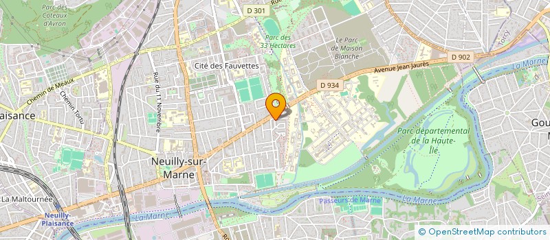 localisation de l'entreprise SAKINA FRUITS ET LEGUMES à NEUILLY-SUR-MARNE