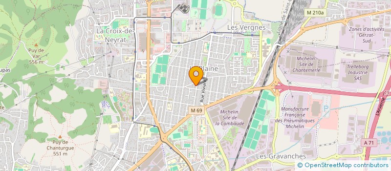 localisation de l'entreprise SAKINA - LES S URS DU LINCEUL  CLERMONT-FERRAND