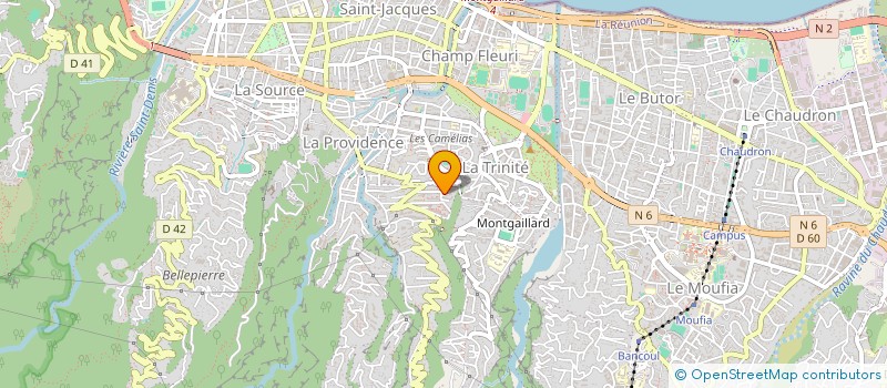 localisation de l'entreprise SAKINALAVI  SAINT-DENIS