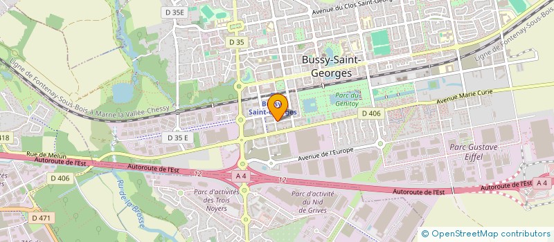 localisation de l'entreprise SAKINATA à BUSSY-SAINT-GEORGES