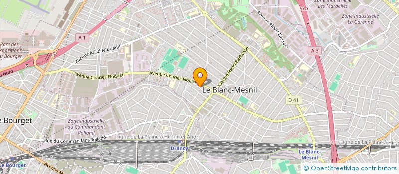 localisation de l'entreprise SAKJ à LE BLANC-MESNIL