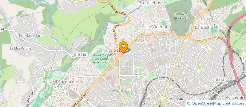 localisation de l'entreprise SAKKAI à LIMOGES