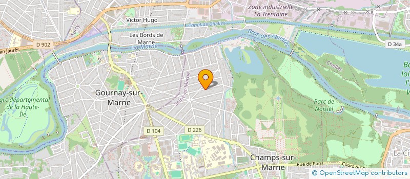 localisation de l'entreprise SAKKARA  CHAMPS-SUR-MARNE