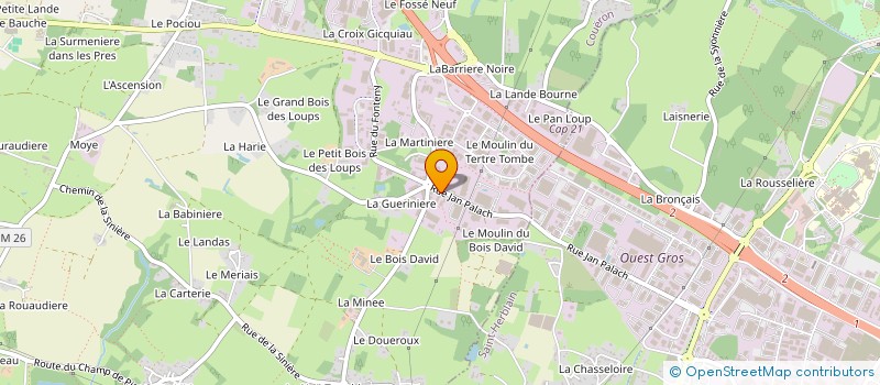localisation de l'entreprise SAKKARAH OUEST à COUERON