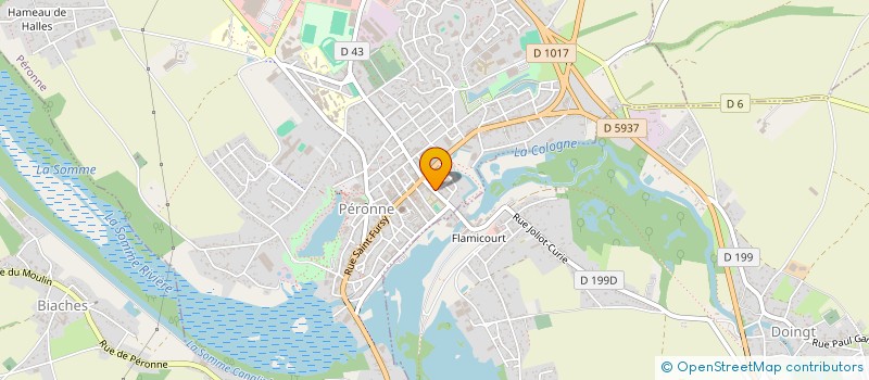 localisation de l'entreprise SAKLAR à PERONNE